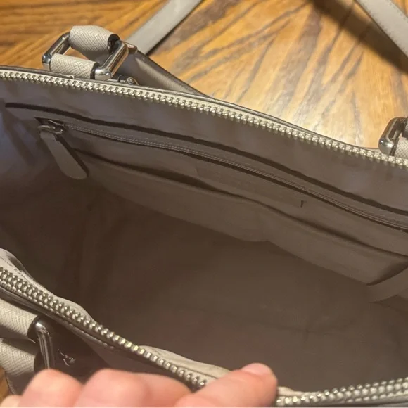 Michael Kors Taupe Satchel Bag - Picture 4 of 9